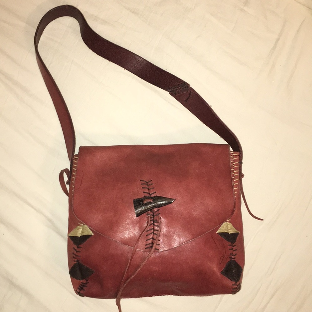 100% Leather Lucky Brand Shoulder Bag